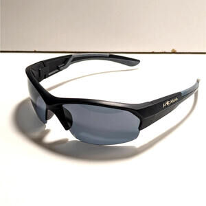 Piranha Men's Warp Black Rubber Sunglasses Sporty Style Outdoors